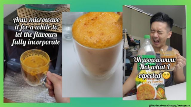 Singapore food vlogger drinks Sprite mixed with curry powder. See what ...