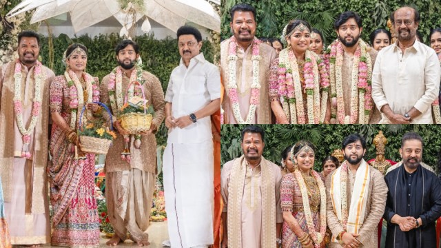 Rajinikanth, Kamal Haasan and Mani Ratnam attend Shankar’s daughter ...