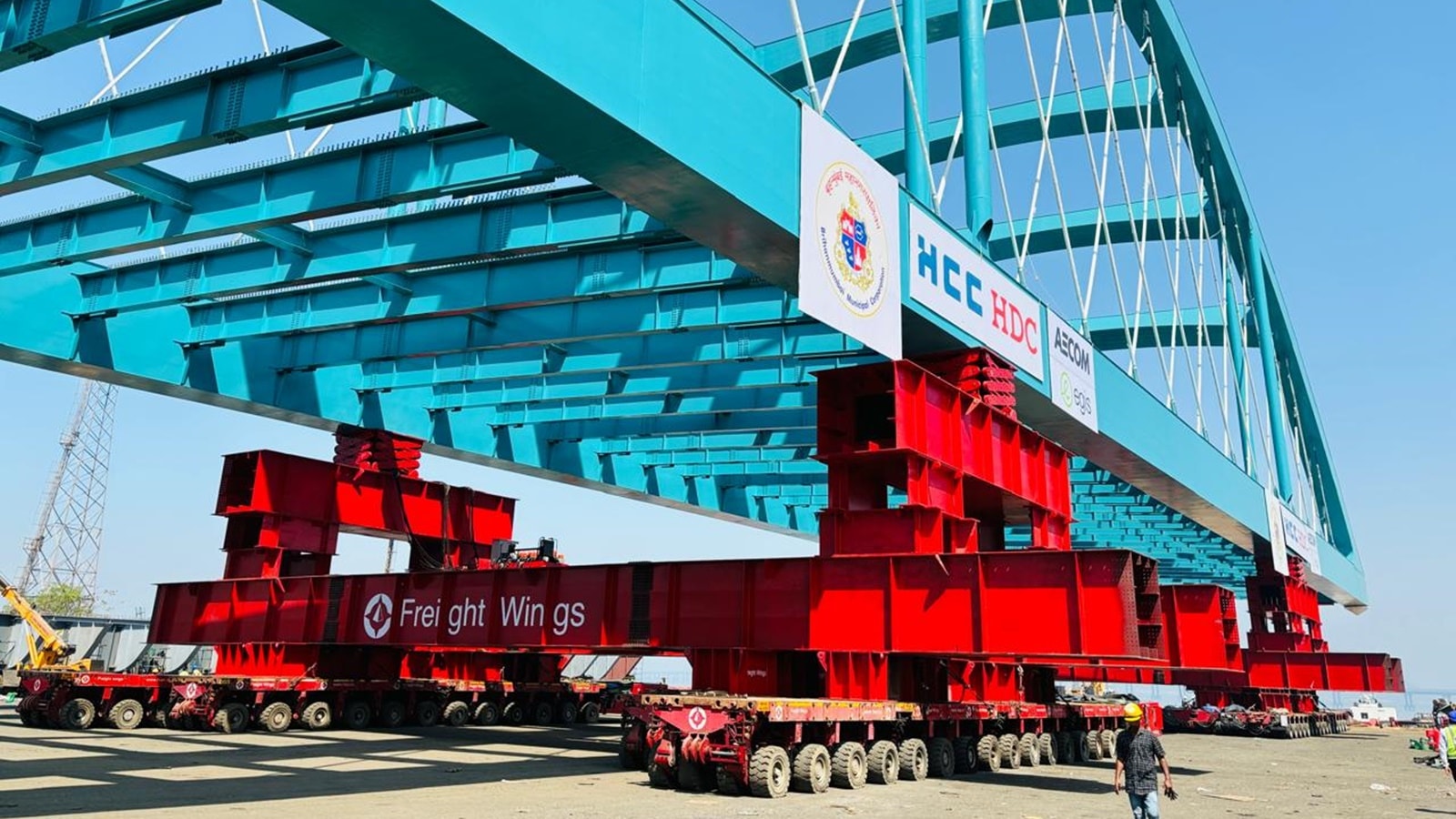 Final girder to be put in place on April 18; phase 1 to be completed soon