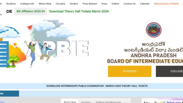 BIEAP Inter Results 2024, 1st Year and 2nd Year: AP intermediate exam website to check.