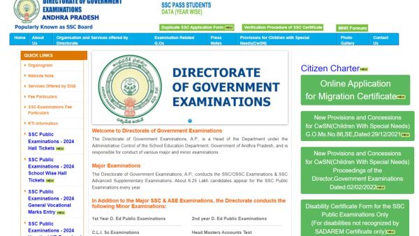 AP SSC 10th Results 2024: AP BSEAP SSC exam result at 11am