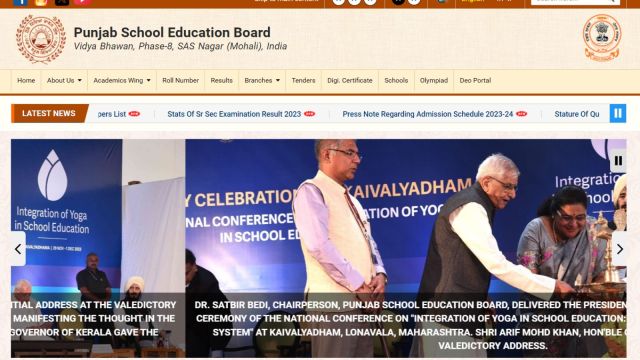PSEB Result 2024 Official Website: