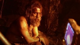 Vikram on the sets of Thangalaan (Image: A screenshot from Thangalaan tribute video)