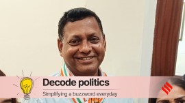 South Goa candidate Viriato Fernandes