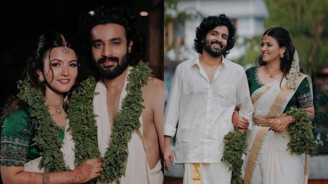 Wedding pictures of Aparna Das and Deepak Parambol (Image: @momentssbyelementricx/Instagram)