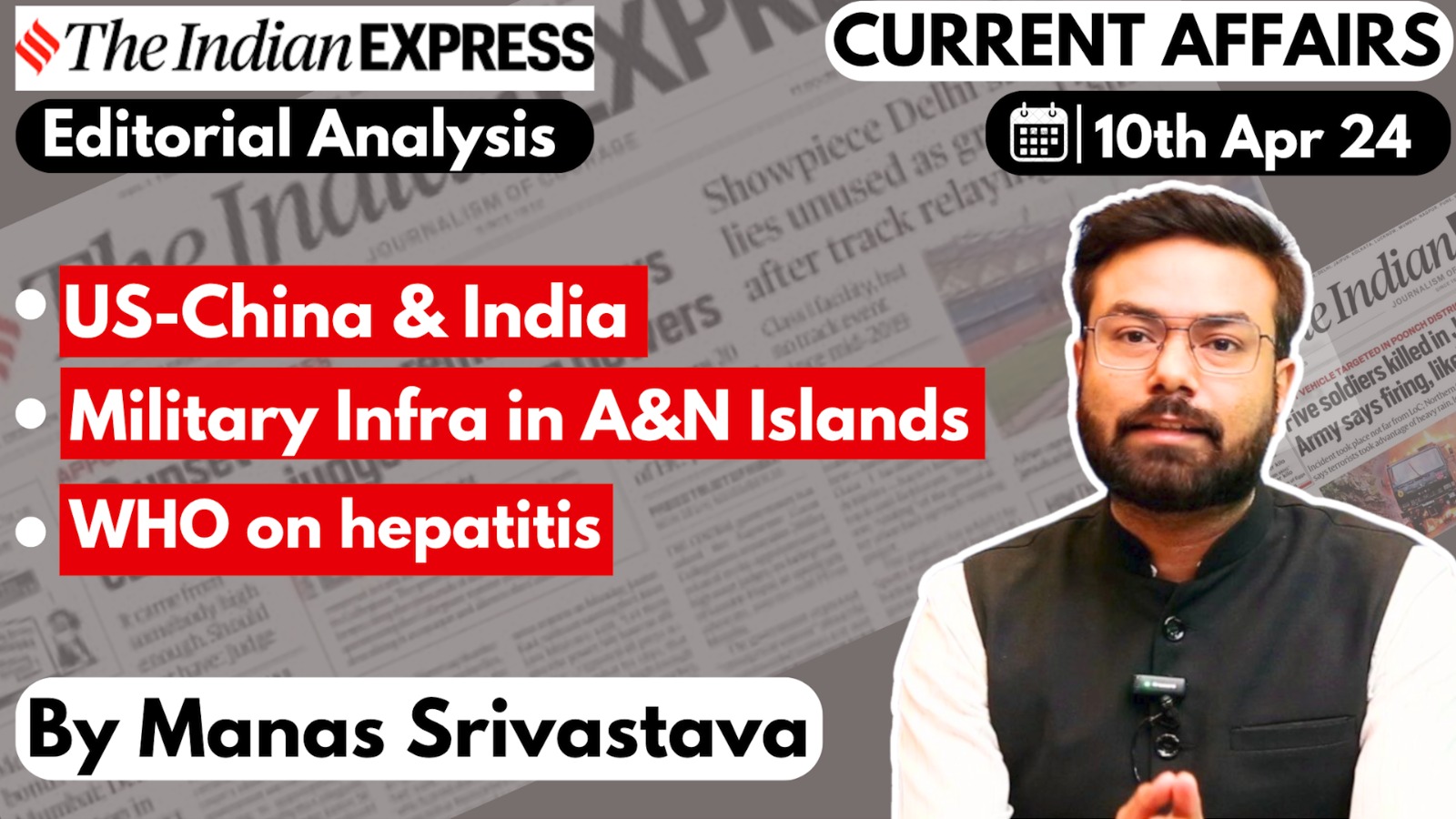 Indian express editorial analysis 10 april 2024 upsc current affairs ...