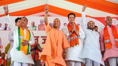 Yogi Adityanath, Yogi Addresses Saharanpur poll rally, Deoband, Saharanpur, yogi slams deoband, fatwas, what is religious fanaticism, UP news, indian express news