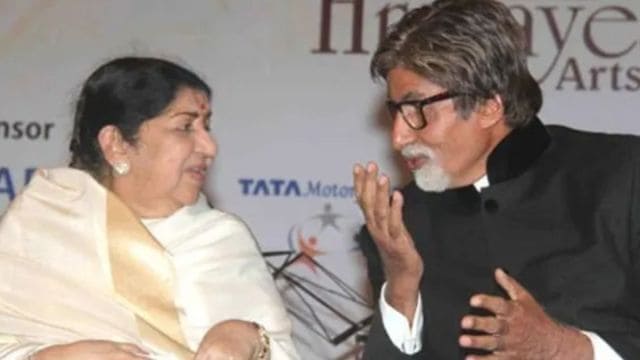 Amitabh Bachchan recalls how Lata Mangeshkar indirectly initiated his ...