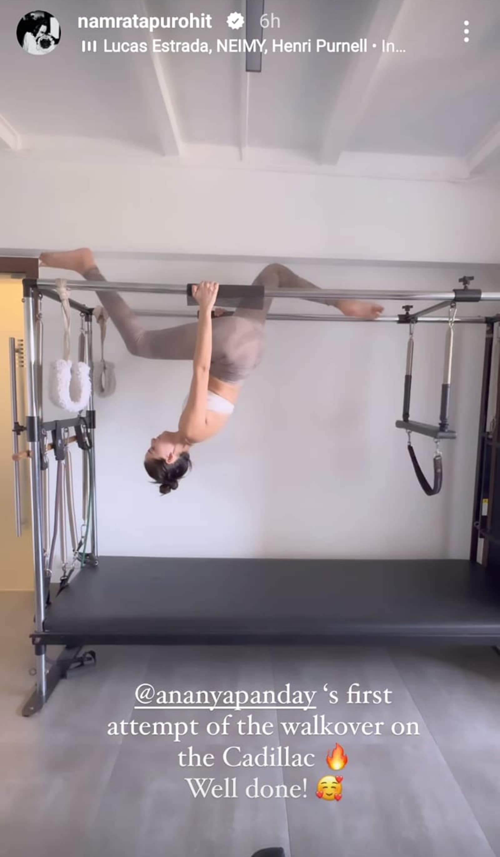 Ananya Panday Pilates