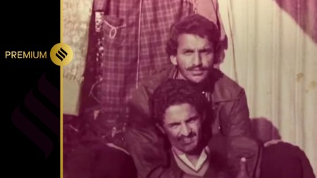 A young Mukhtar Ansari (sitting in the back), with a cousin. Mukhtar, 63, died in Banda prison on March 28.Special