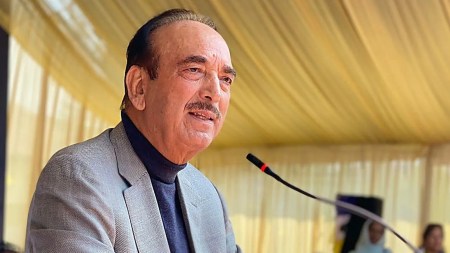 Former Congress leader Ghulam Nabi Azad