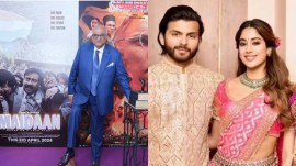 Boney Kapoor heaps praises on Janhvi's rumoured boyfried Shikhar Pahariya. (Photo: Instagram/boneykapoor)