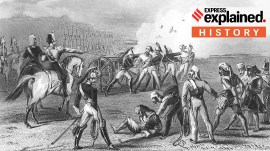 Execution of mutineers from a gun by the British, September 8, 1857, during the revolt.