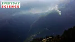 Forest fire in Chamba, Uttarakhand, in 2018.