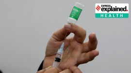 Astrazeneca's Covishield vaccine being readied for administration.