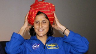 sunita williams in space for third time.
