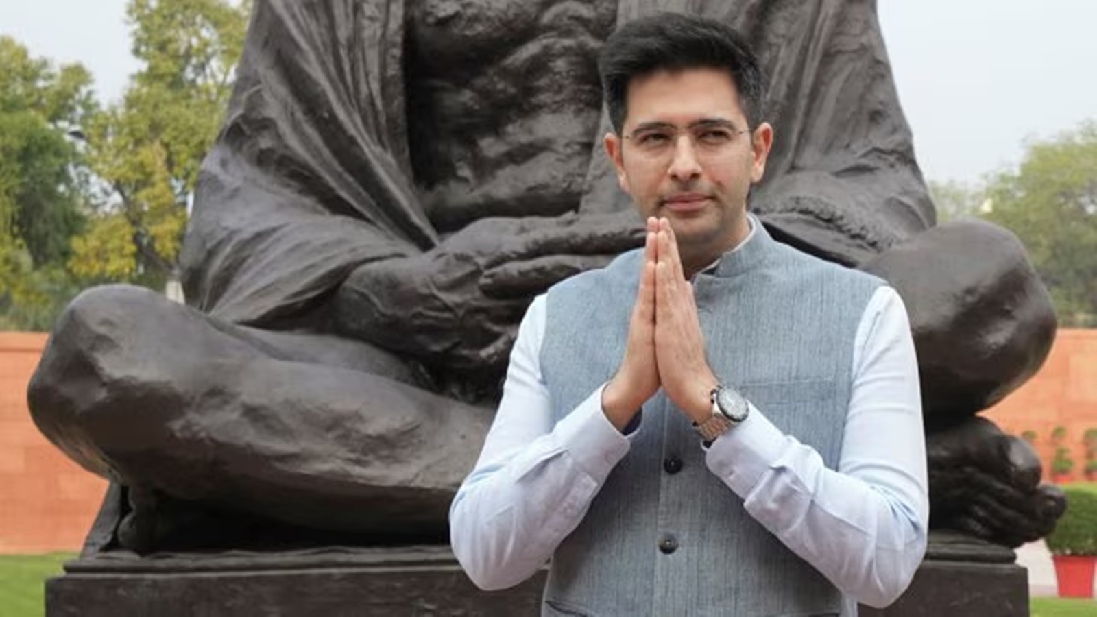 Raghav Chadha eye surgery