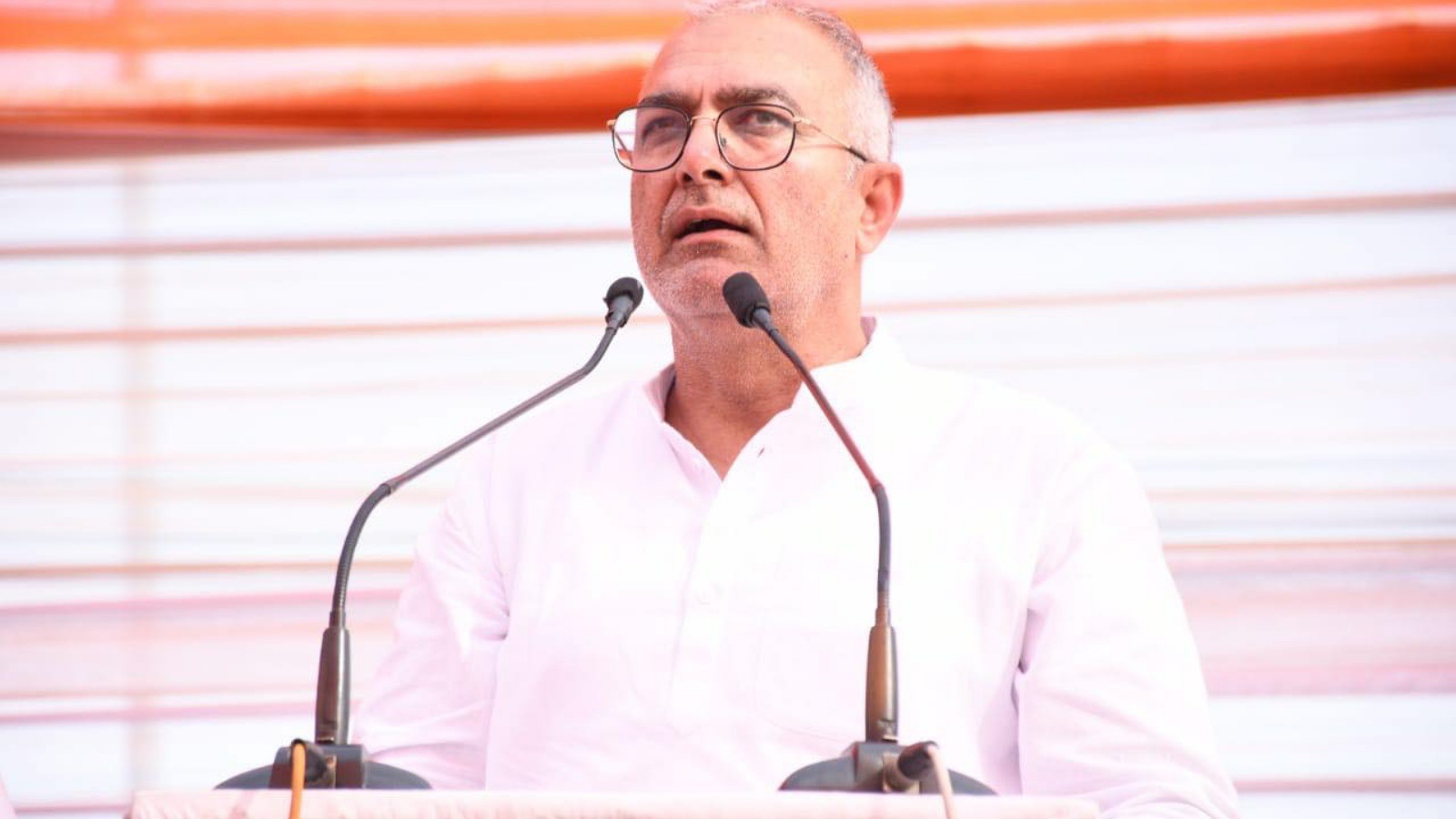 Sanjay Bhatia s an old BJP worker and contested the Lok Sabha polls from Karnal for the first time in 2019 and won. (Photo: Facebook)