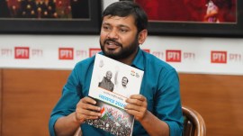 Kanhaiya Kumar in conversation with PTI