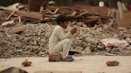 Delhi demolition drives, delhi demolition sites, DDA demolition drives, Delhi development authority, Delhi buldozerm Lok Sabha polls, Delhi voters, delhi slums demolition, delhi homes demolition, Lok Sabha election, indian exprses news