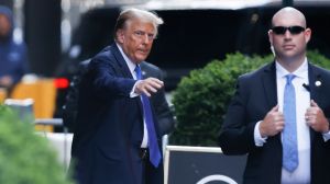 Donald Trump Trial Live Updates: Former president Donald Trump leaves Trump Tower on his way to Manhattan criminal court, Monday, April 22, 2024, in New York.