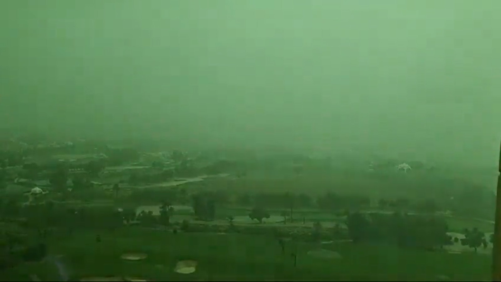 Watch | Dubai sky turns green amid heavy rains, storms - Vimarsana News