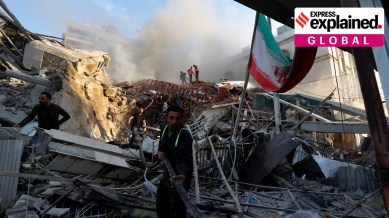 Air strike in Damascus
