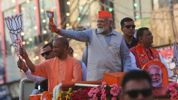 PM Modi roadshow in Ghaziabad