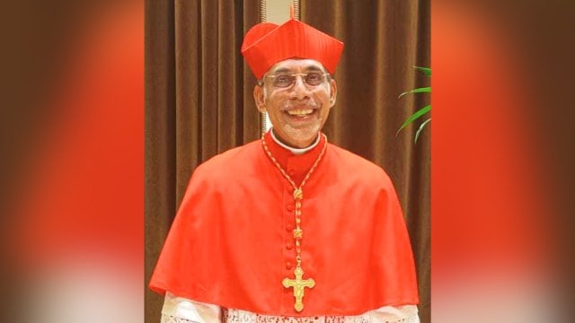 The Archbishop of Goa and Daman, Filipe Neri Cardinal Ferrao