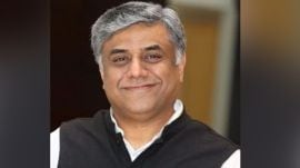 former Rajya Sabha MP M V Rajeev Gowda