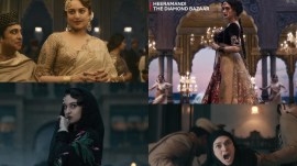 The women of Heeramandi: The Diamond Bazaar look both regal and rebellious in new promotional post (Photos: Instagram/netflixindia)