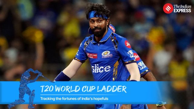 Indian Express T20 World Cup ladder: Hardik Pandya drops out from top ...