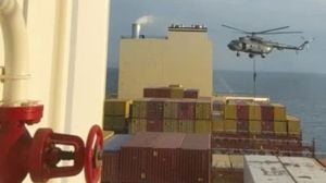 Iran Indian ship seized Israel Gaza war
