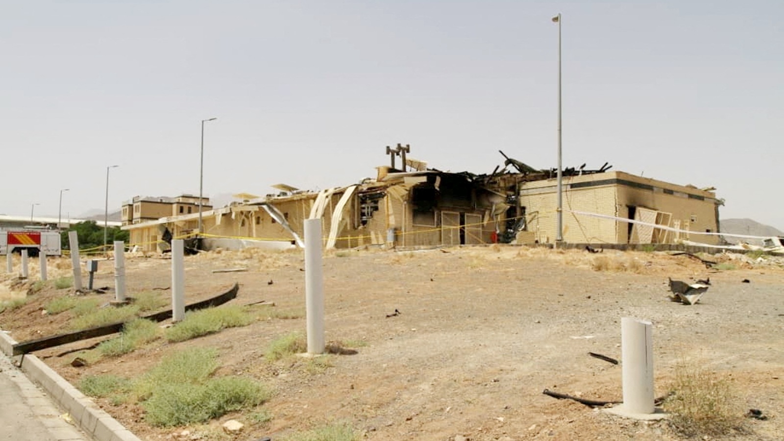 This file photo shows a view of a damage building after a fire broke out at Iran's Natanz Nuclear Facility, in Isfahan, Iran. (Atomic Energy Organisation of Iran/WANA (West Asia News Agency) via Reuters)