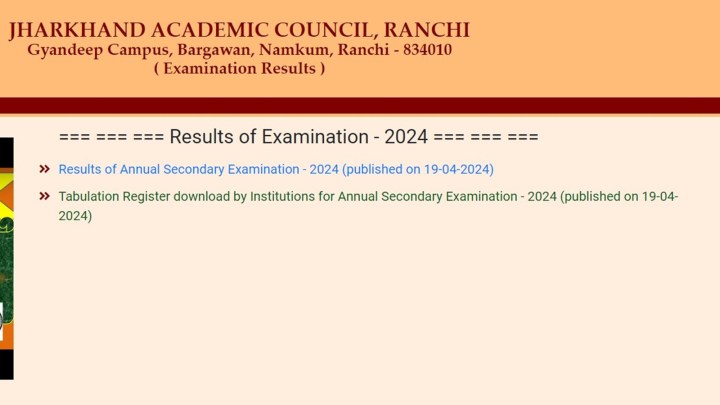 jac results