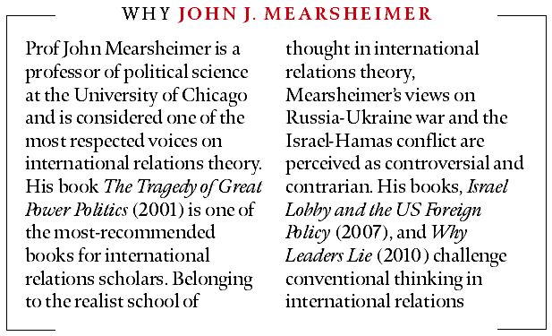 Political scientist John J Mearsheimer on US-India ties