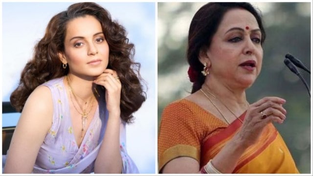 Kangana Ranaut defended Hema Malini against sexist remark by Congress leader.