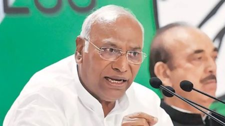 Congress president Mallikarjun Kharge