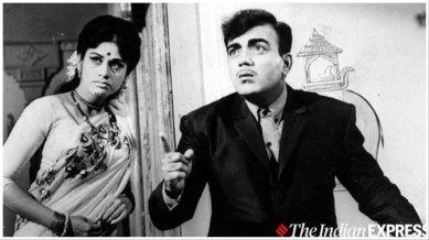 Aruna Irani and Mehmood