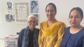 ProfessorPam Rajput,Upinder Mangat and Deepika Bahri, nari shakti, indian express