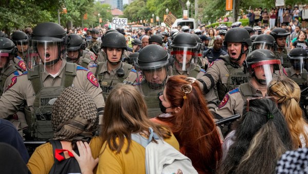  Protesters at the University of Texas