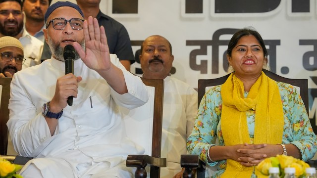 SP ally joins AIMIM, Apna Dal AIMIM alliance, Samajwadi Party, AIMIM, Uttar Pradesh, Asaduddin Owaisi, UP third front, Rashtriya Uday Party, Baburam Pal, Prem Chand Bind, Lok Sabha Elections 2024 Odisha Assembly Elections 2024 Andhra Pradesh Assembly Elections 2024 Arunachal Pradesh Assembly Elections 2024 Sikkim Assembly Elections 2024