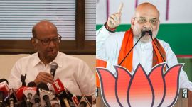Sharad Pawar Amit Shah NCP manifesto Lok Sabha elections