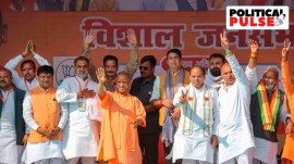 Yogi Adityanath in Muzaffarnagar