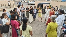 Citizens group Pune Samvaad have been demanding compensatory tree plantation on KP North Main Road for felling of trees that took place in January so that the road can be widened