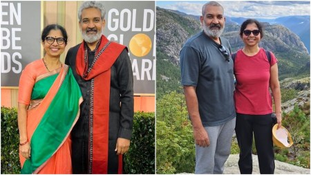 RRR filmmaker SS Rajamouli and his wife Rama recently proved their dance skills during a wedding event. A video of their performance has since gone viral