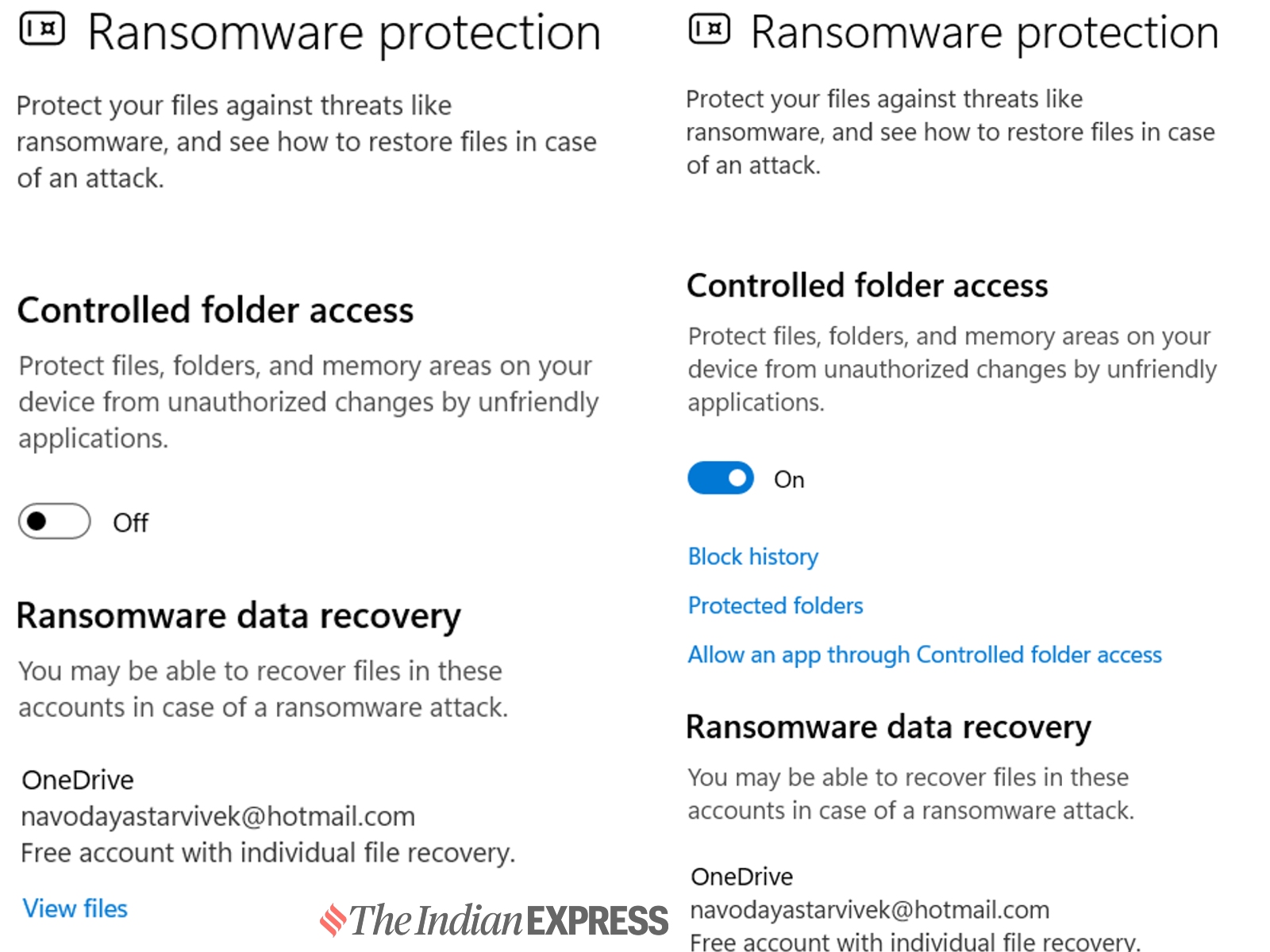Ransomware protection