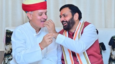 Rao Inderjit Singh, Rao Inderjit Singh files nomination, delhi BJP, BJPs Gurgaon candidate, Rao Inderjit Singh assets, ADR, Lok Sabha elections, indian express news
