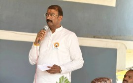Shiv Sena (UBT) leader Sanjog Waghere, the Maha Vikas Aghadi (MVA) candidate from the Maval constituency in Maharashtra in the 2024 Lok Sabha elections