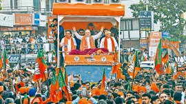 Lok Sabha Elections 2024, Amit Shah, Narendra Modi, 2036 Olympics, bjp manifesto, Ahmedabad news, Gujarat news, India news, Indian express, Indian express India news, Indian express India